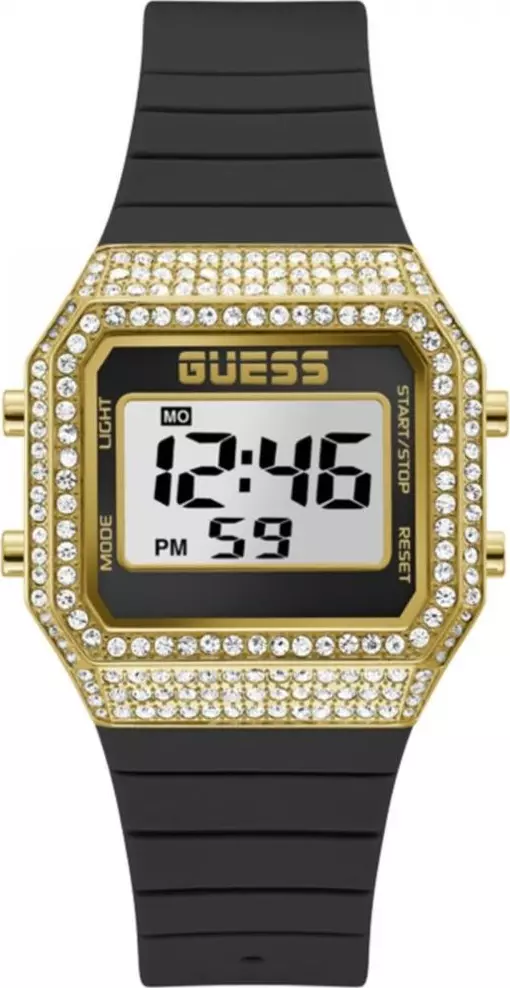 Black Synthetic Digital Watch