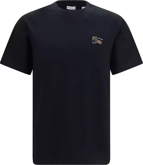 Black Cotton T-Shirt