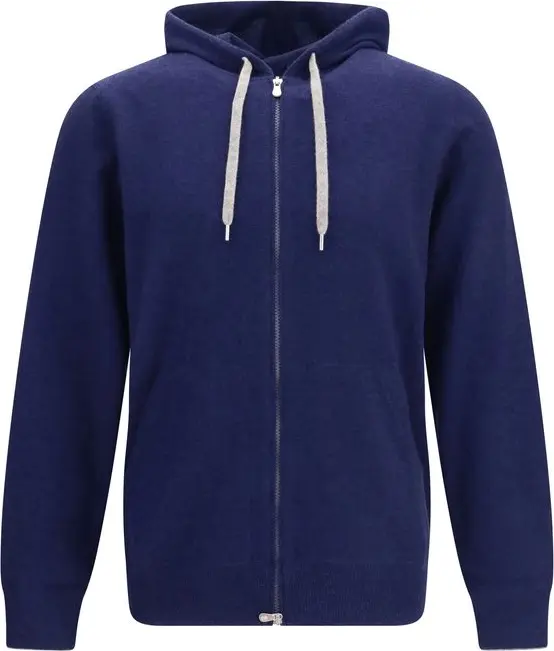 Blue Cashmere Sweatshirt