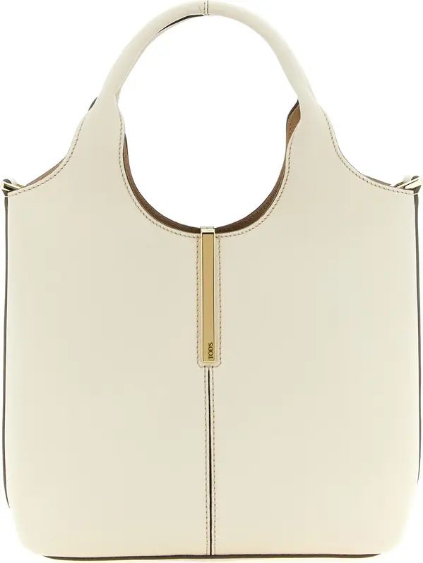 White Calfskin Tote Bag