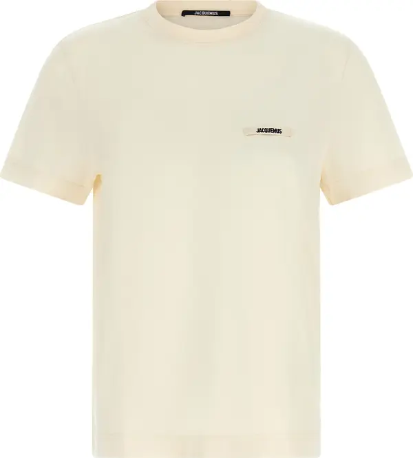 Beige Cotton T-Shirt