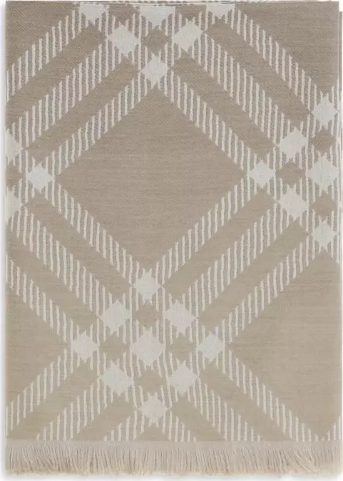 Beige Wool Oves Aries Scarf