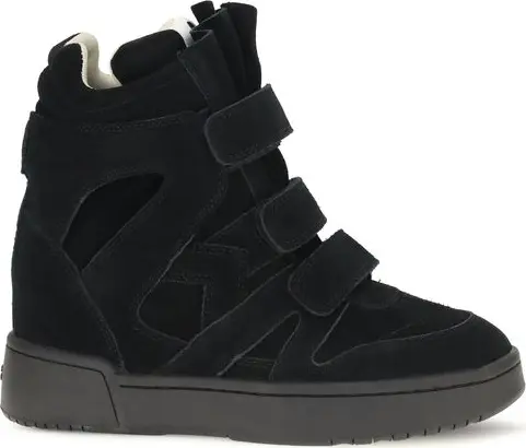 Black Calf Leather Bos Taurus Sneakers