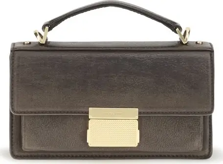 Brown Calf Leather Bos Taurus Handbag