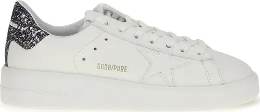 White Calf Leather Bos Taurus Low Top Sneakers