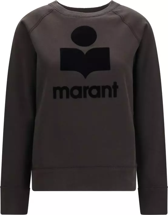 Black Cotton Sweatshirt