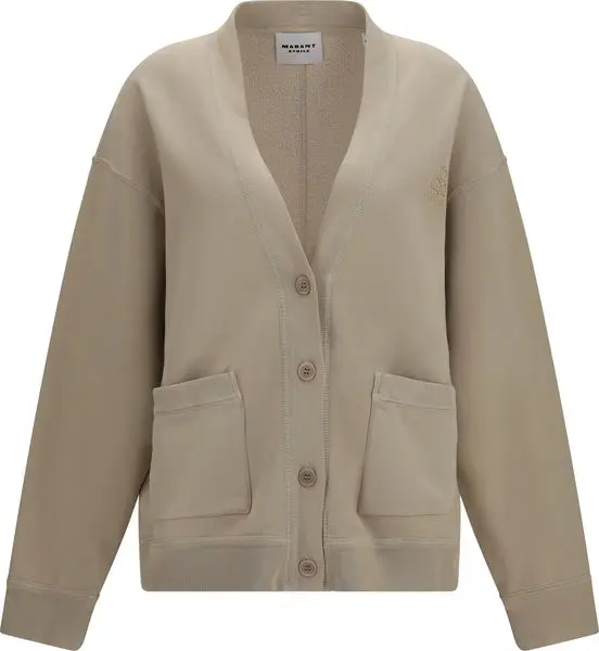 Beige Cotton Cardigan