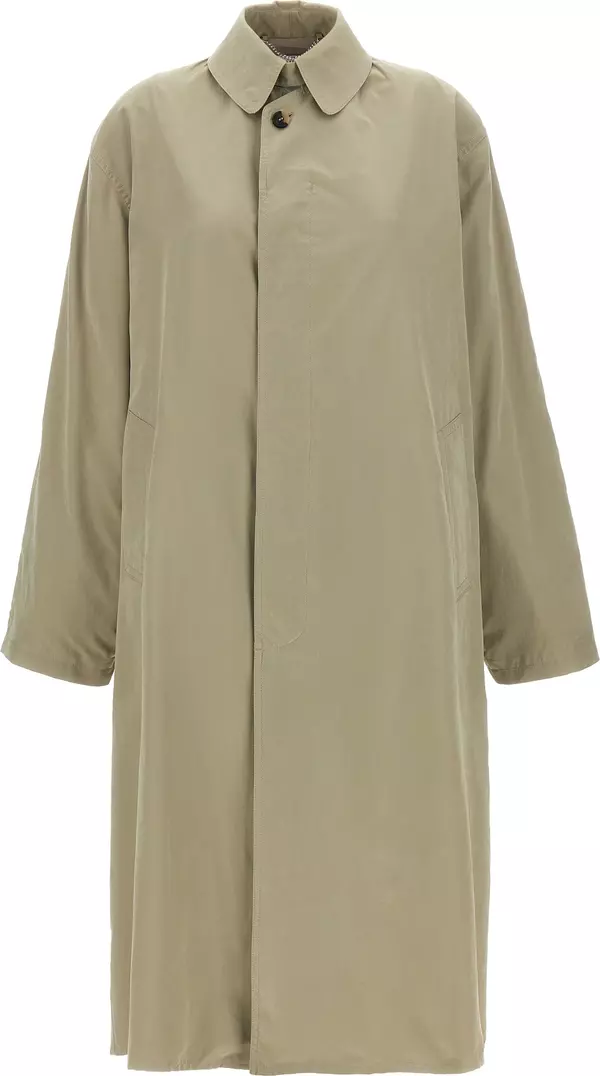 Bicolor Polyester Coat
