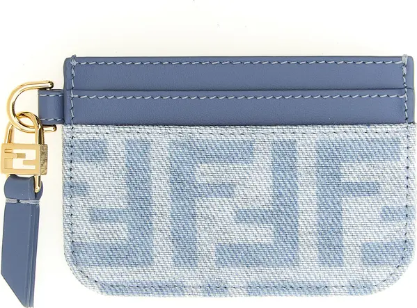 Blue Cotton Cardholder