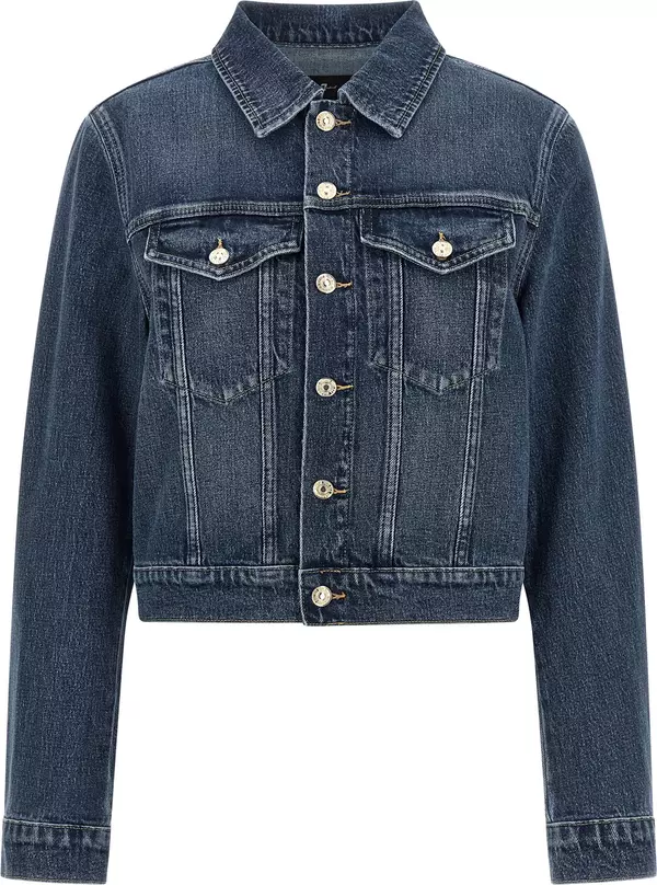 Blue Cotton Denim Jacket