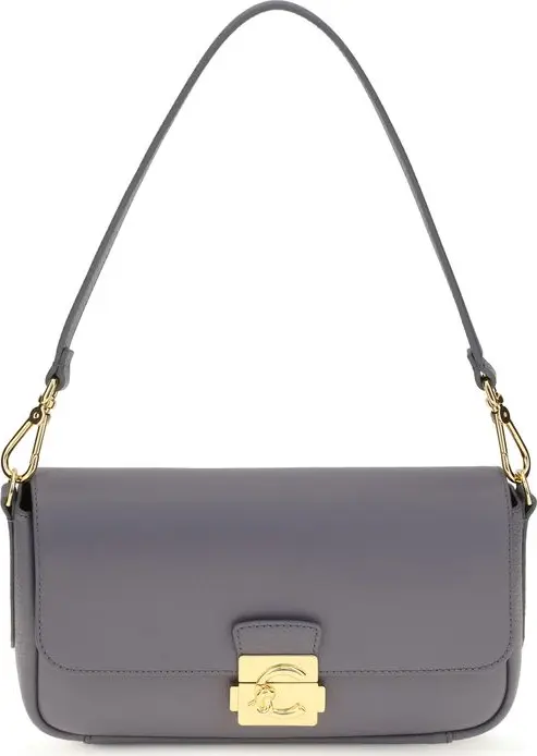 Blue Calf Leather Bos Taurus Shoulder Bag