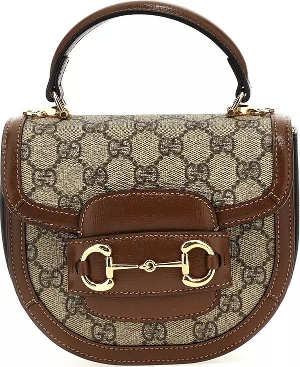 Brown Polyethylene Handbag