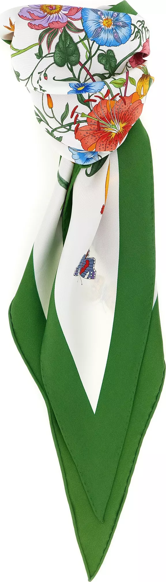 White Silk Foulard