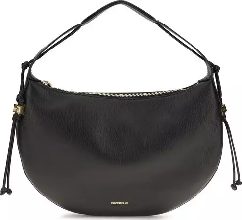 Black Calf Leather Bos Taurus Shoulder Bag