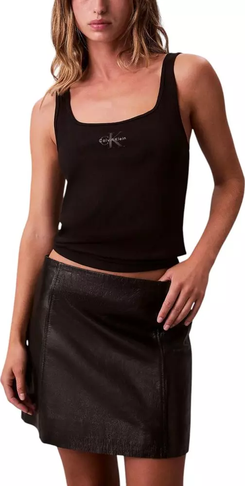 Black Cotton Tank Tops