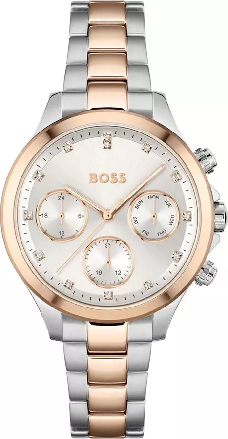 Gold Stainless Steel Dress Watch