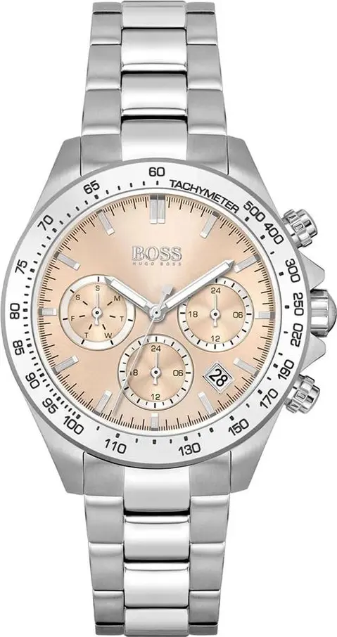 Gray Stainless Steel Bracelet Watch