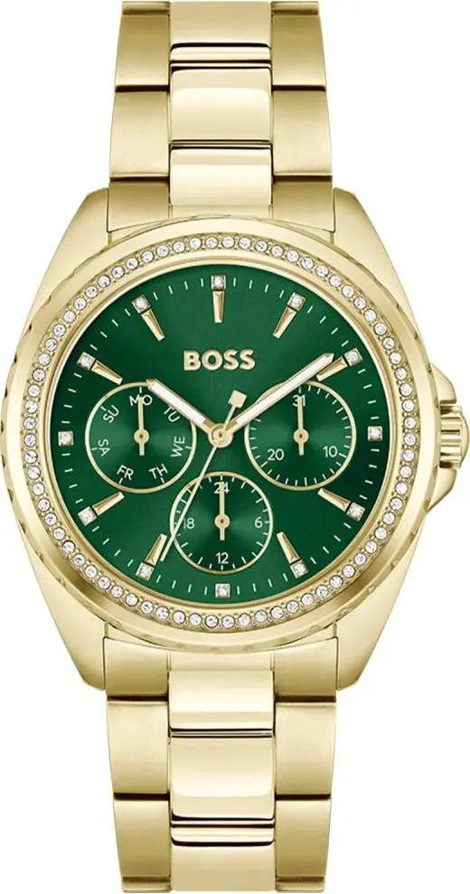 Gold Stainless Steel Dress Watch