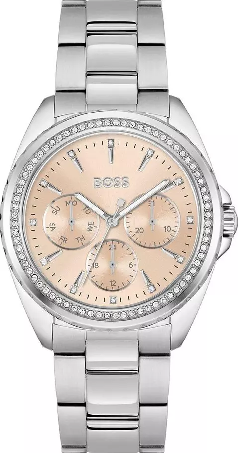Gray Stainless Steel Dress Watch