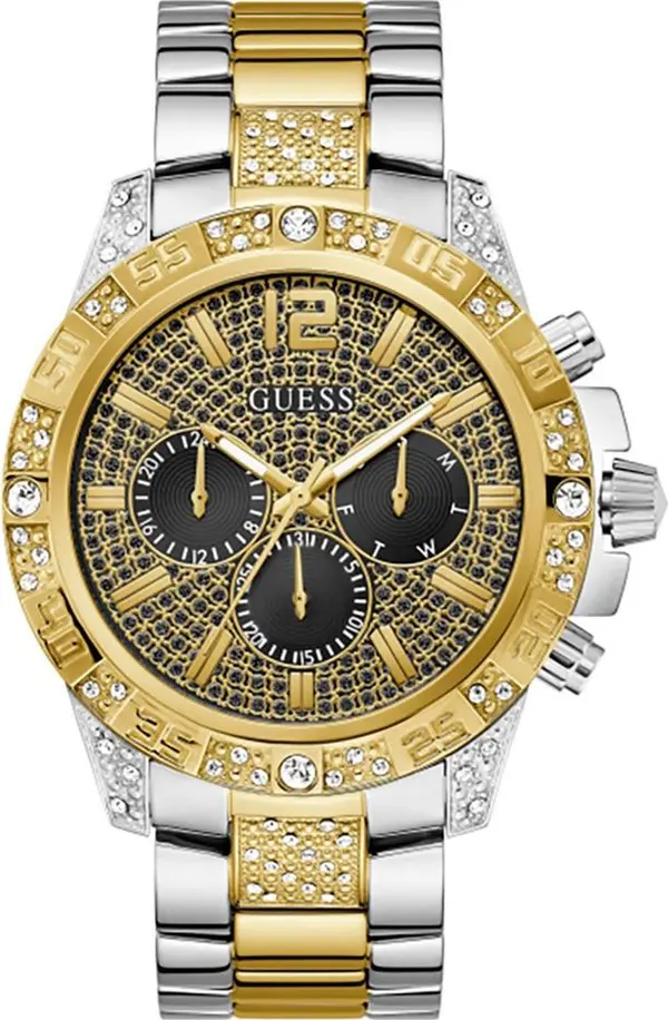 Gold Stainless Steel Dress Watch