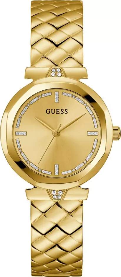 Gold Stainless Steel Dress Watch