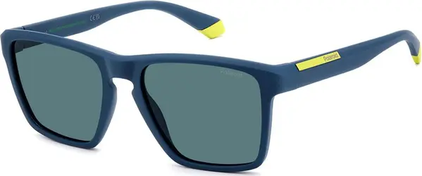 Blue Polycarbonate Sunglasses