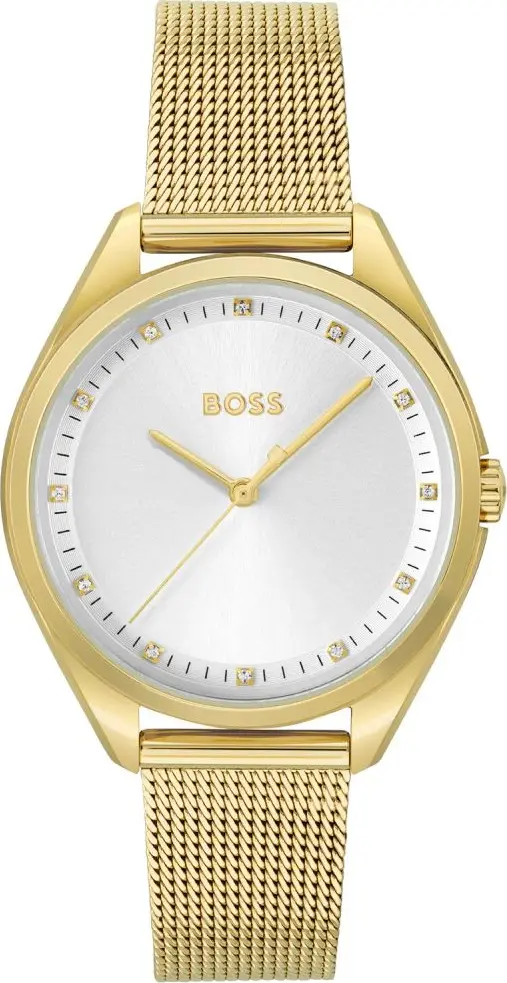 Gold Stainless Steel Dress Watch