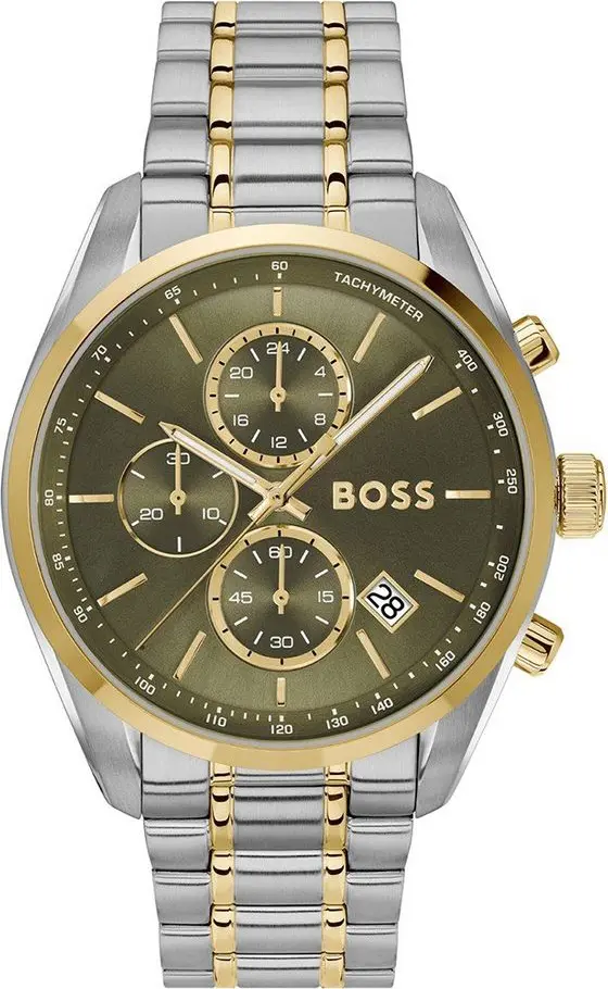 Gray Stainless Steel Dress Watch