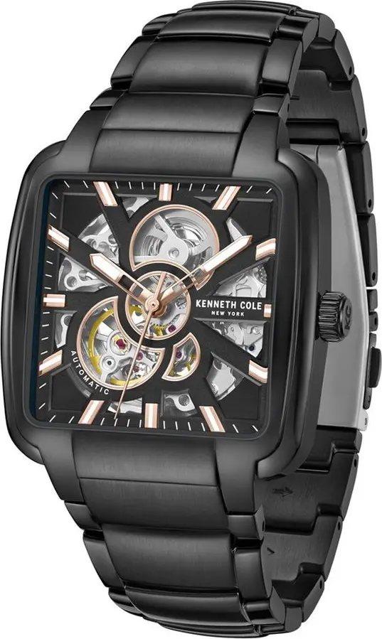 Black Stainless Steel Dress Watch