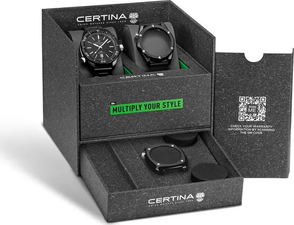 Black Stainless Steel Dress Watch