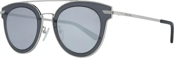 Silver Metal & Plastic Sunglasses
