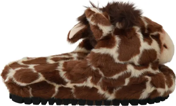Brown Giraffe Slippers Flats Sandals Shoes
