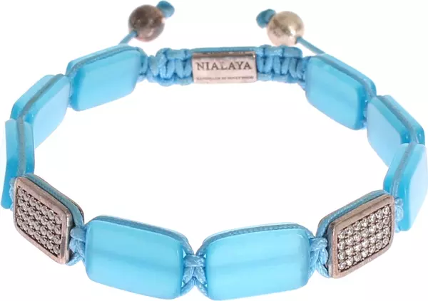 CZ Opal 925 Silver Bracelet