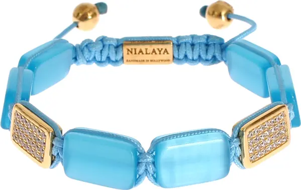 CZ Opal 18K Gold 925 Bracelet