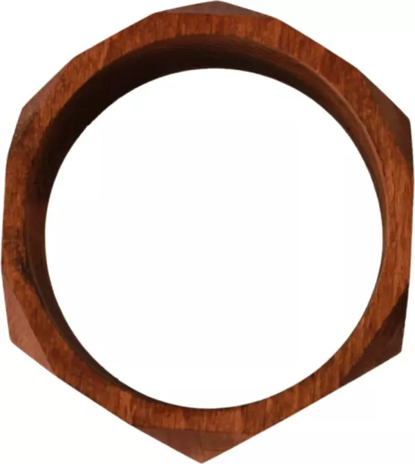 Brown Wooden Branded Bracelet