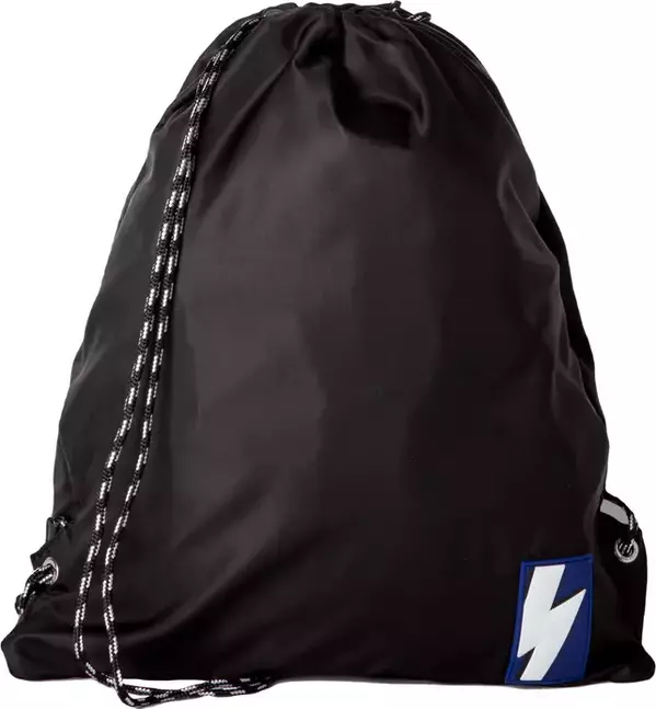 Black Nylon Men Backpack