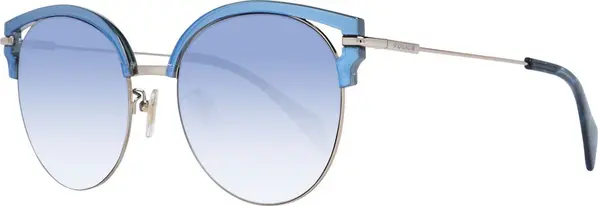 Blue Metal & Plastic Sunglasses