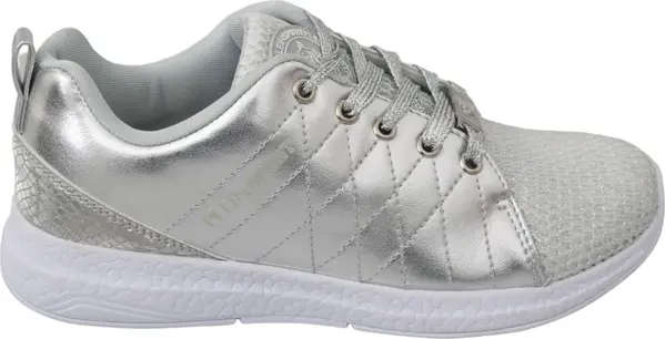 Gisella Silver Polyester Sneakers Shoes
