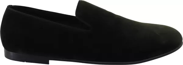 Green Velvet Slip On Mens Loafers Shoes