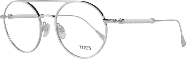 White Metal & Leather Glasses (Frames)