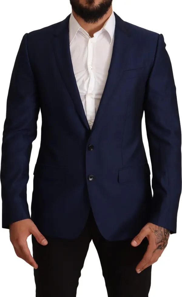 Navy Blue Slim Fit Jacket MARTINI Blazer
