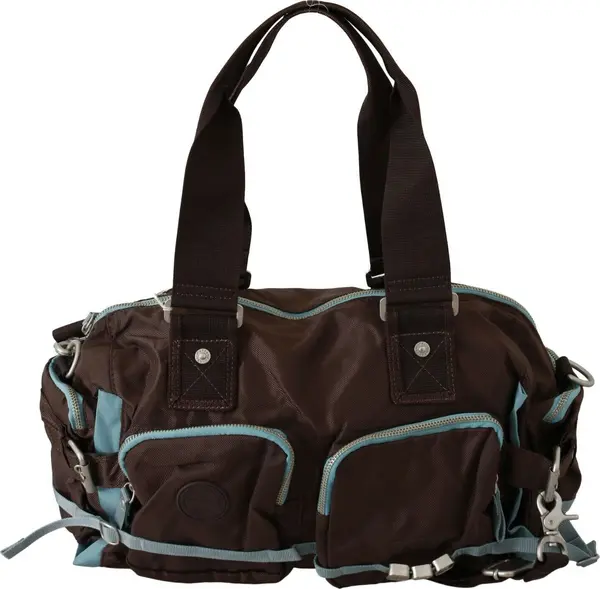 Brown Handbag Duffel Travel Purse