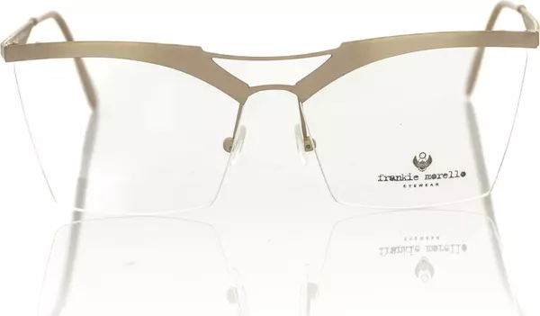 Brown Metallic Women's Eyeglass Frame