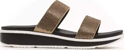 Beige Textile Women Sandal