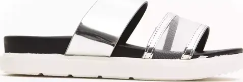 Silver Polyethylene Women Sandal