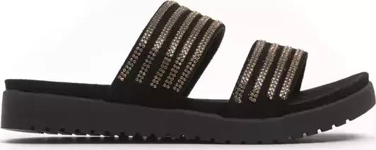 Gold Textile Women Sandal