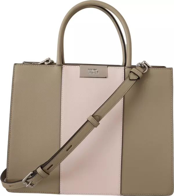 Sage Green Polyurethane Tote Shoulder Bag
