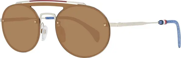 Gold Metal & Plastic Sunglasses
