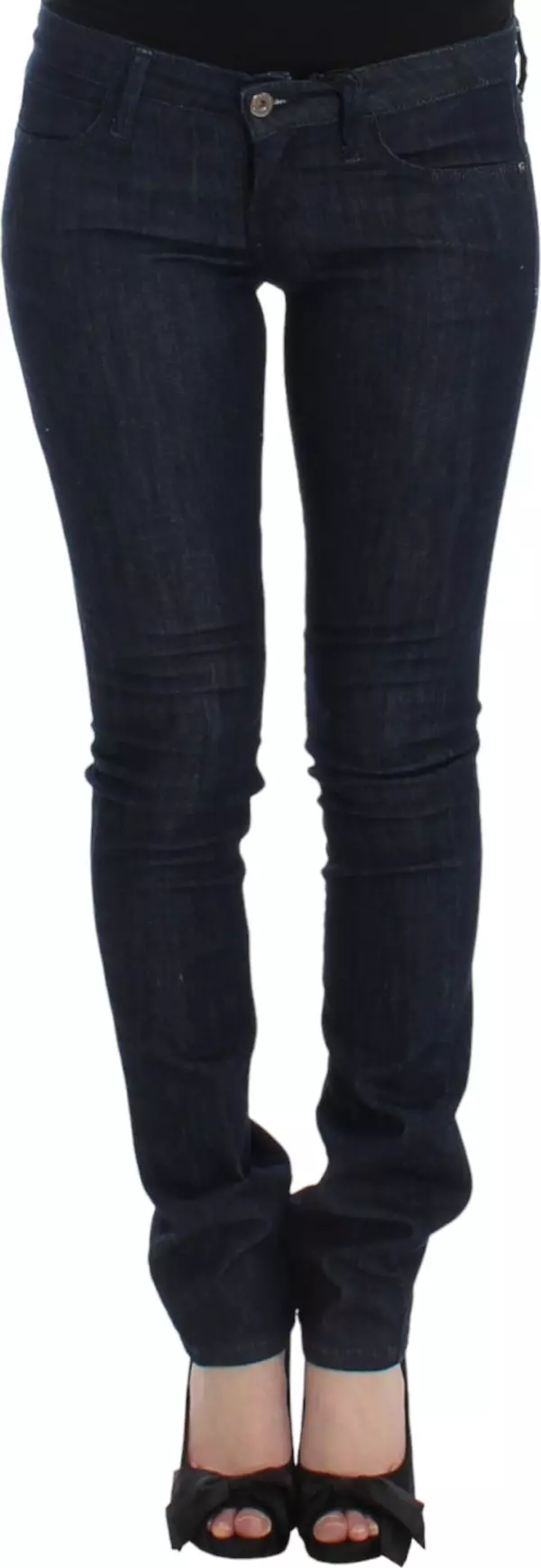 Blue skinny leg jeans
