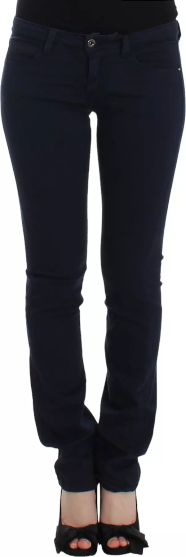 Blue straight leg jeans